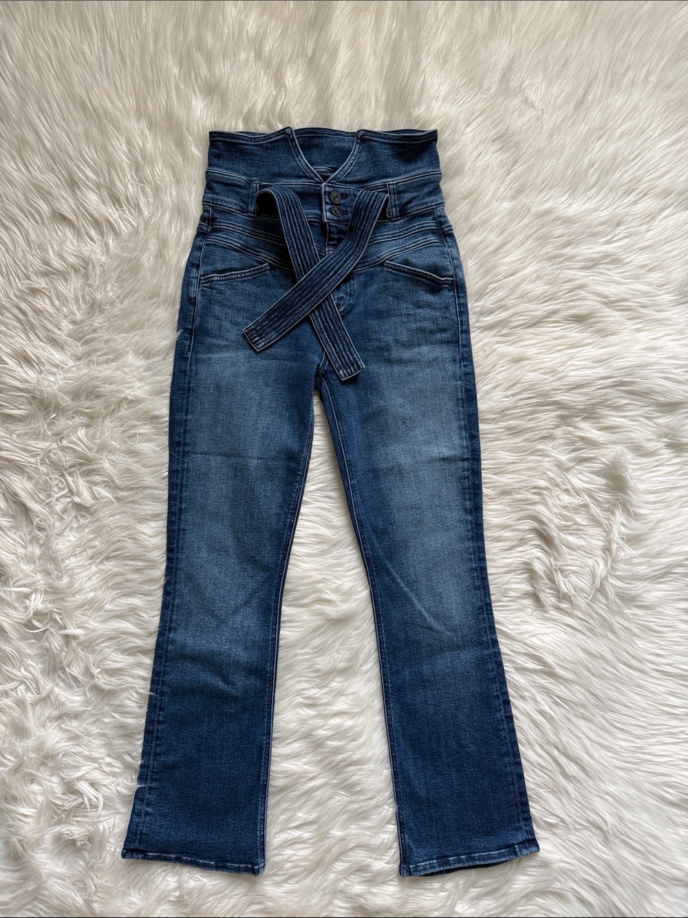 MOTHER “The Triple Stack Insider Ankle” Chick Flick Jeans Size 25 - Picture 5 of 15
